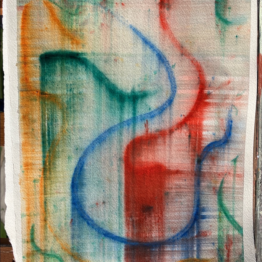 “Dancing with the Right Woman” / Watercolor on Paper / Original Art